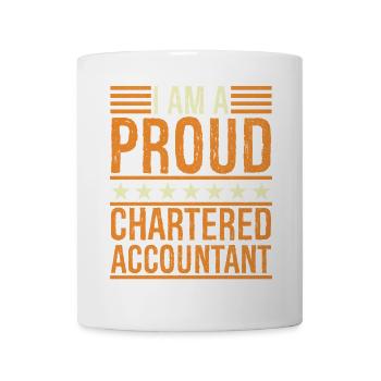 I am a proud chartered accountant - Mug - white - Front