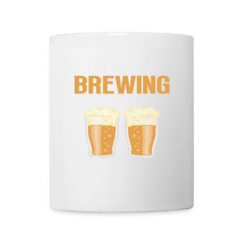 Brassage de bière amusant - Mug blanc - blanc - Devant