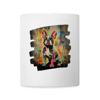 Bouledogue français Frenchie - Mug blanc - blanc - Devant