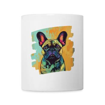 Bouledogue français Frenchie - Mug blanc - blanc - Devant