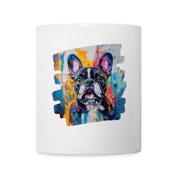 Bouledogue français Frenchie - Mug blanc - blanc - Devant