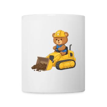 Teddy Bear Construction Worker - Mug - white - Front
