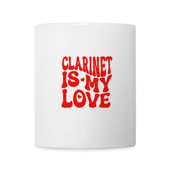 Clarinet is my dear orchestra musician - Mug - white - Front