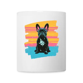 Bouledogue français Frenchie - Mug blanc - blanc - Devant