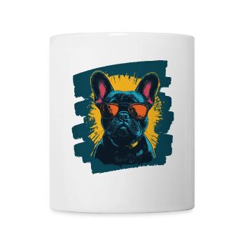 Bouledogue français Frenchie - Mug blanc - blanc - Devant