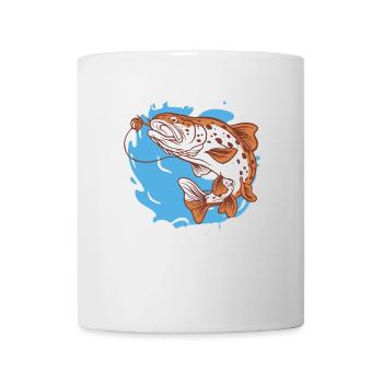 Fishing Design Fish Lover Fisherman - Tasse - Weiß - Vorne
