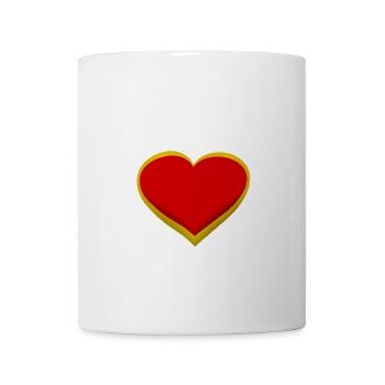 Heart Hearts Love Romance Relationship - Mug - white - Front