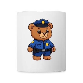 Teddy Bear Policeman - Mug - white - Front