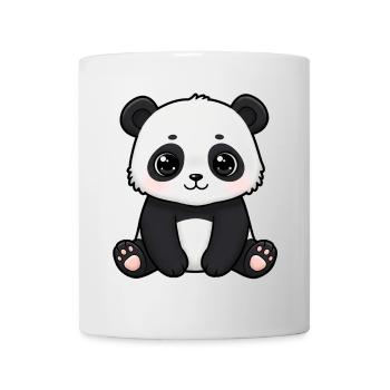Tier Cartoon Panda - Tasse - Weiß - Vorne