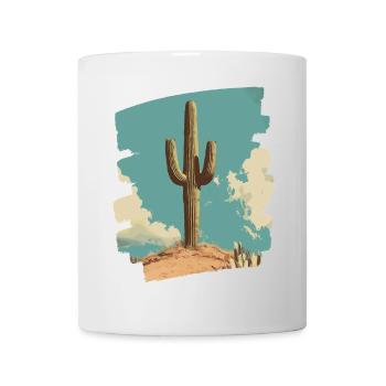Kaktus - Tasse - Weiß - Vorne