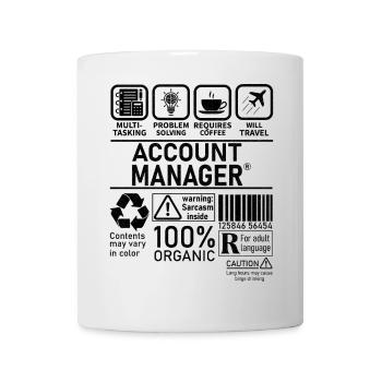 Account Manager Multi Tasking Problem Solving - Mug - white - Front