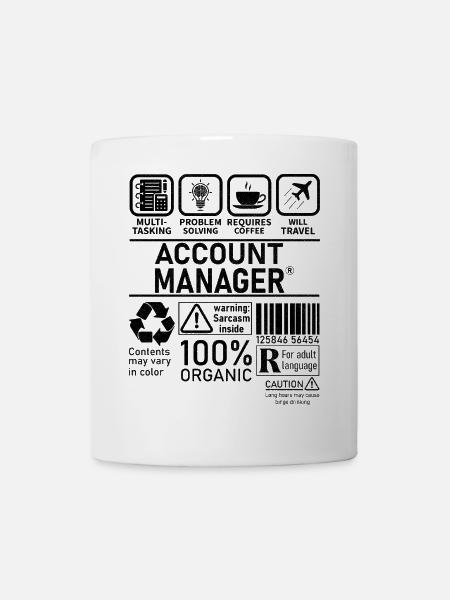 account manager multi tasking problem solving - Tasse - Weiß