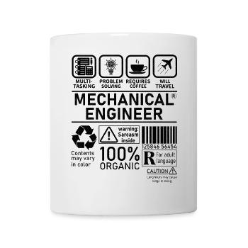 Mechanical Engineer multi tasking problem solving - Mug - white - Front