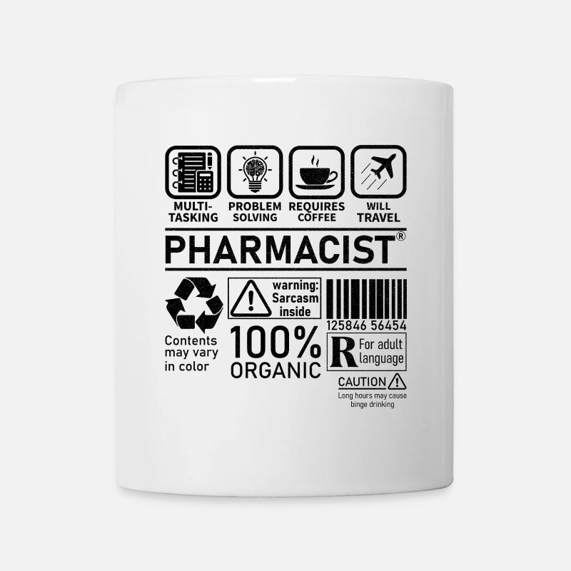 Pharmacist multi tasking problem solving - Mug - white