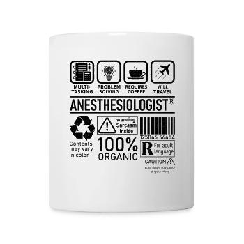 Anesthesiologist multi tasking problem solving - Mug - white - Front