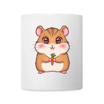 Tier Cartoon Hamster - Tasse - Weiß - Vorne
