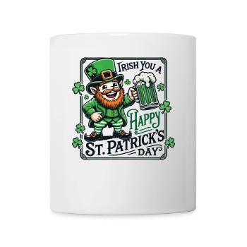 Lutin irlandais de la Saint-Patrick - Mug blanc - blanc - Devant