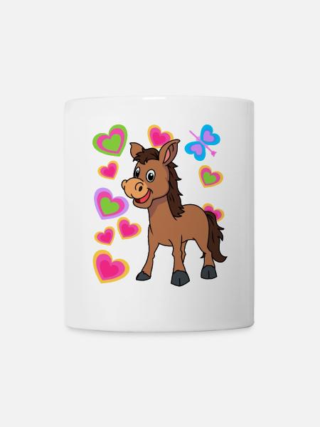 Esel Kinder Kind - Tasse - Weiß