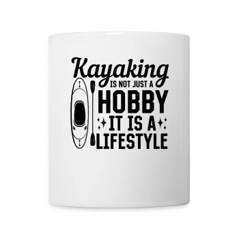 Le kayak n’est pas seulement un passe-temps, c’est un mode de vie - - Mug blanc - blanc - Devant