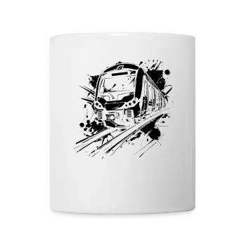Taches de peinture ferroviaire - Mug blanc - blanc - Devant