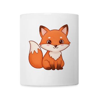 Tier Cartoon Fuchs - Tasse - Weiß - Vorne