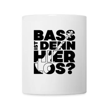 Bass is going on here? - Funny music design - Mug - white - Front