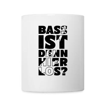 Bass is going on here? - Funny music design - Mug - white - Front