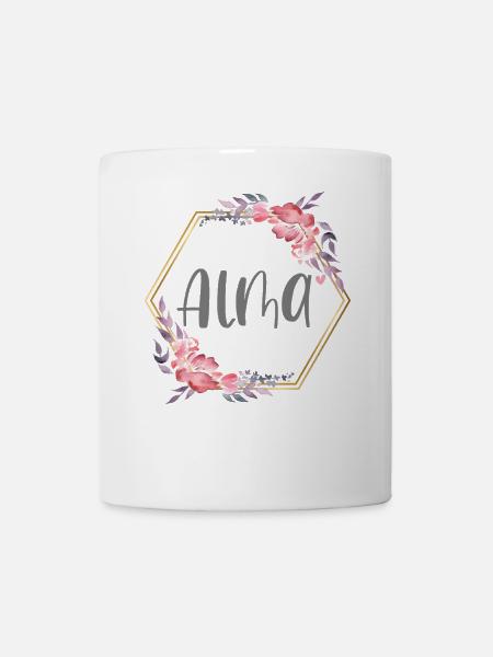 Alma Prénom de Fille Cadeau Personnalisé - Mug blanc - blanc
