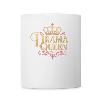 Drama Queen Königin Prinzessin Selbstwert Frauen - Tasse - Weiß - Vorne