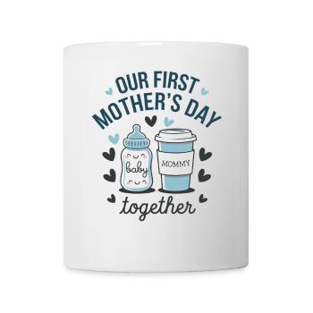 Notre première fête des mères ensemble - Mug blanc - blanc - Devant