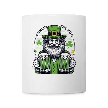 Dublin Der Spaß St. Patrick's Day Feier - Tasse - Weiß - Vorne
