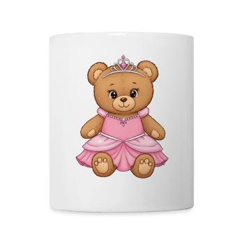 Ours en peluche Princesse - Mug blanc - blanc - Devant