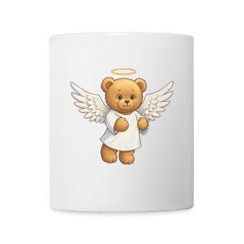 Teddybär Engel - Tasse - Weiß - Vorne