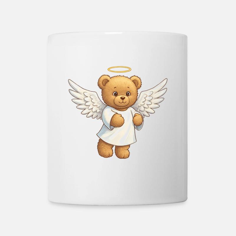 Ours en peluche Ange - Mug blanc - blanc