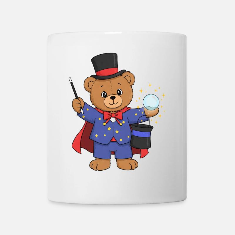 Teddybär Zauberer - Tasse - Weiß