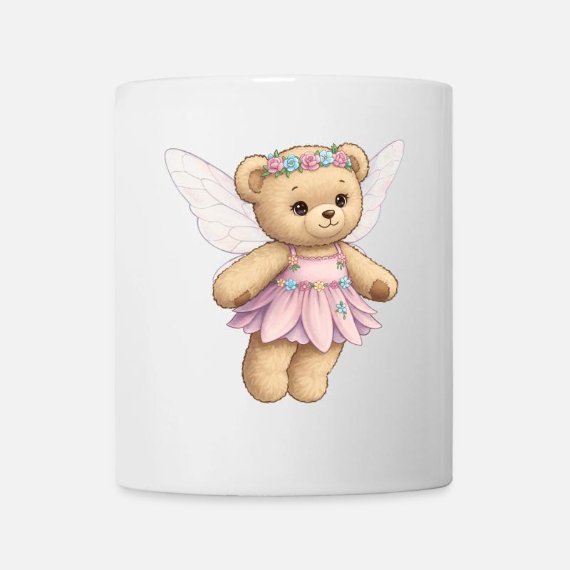 Teddybär Fee - Tasse - Weiß