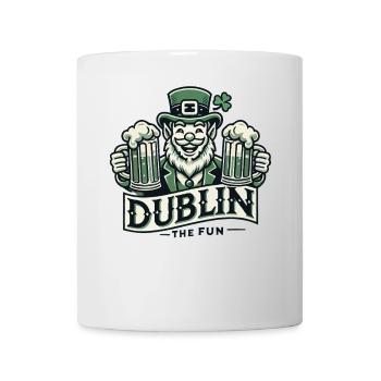 St. Patrick's Day Dublin The Fun Leprechaun - Tasse - Weiß - Vorne