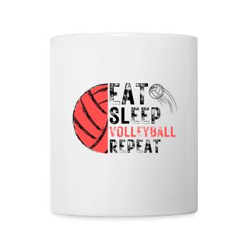 Lustiger Volleyball Spruch Design - Tasse - Weiß - Vorne