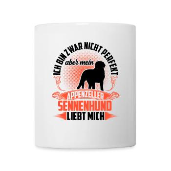 Mountain Dog not perfect Appenzeller Mountain Dog - Mug - white - Front