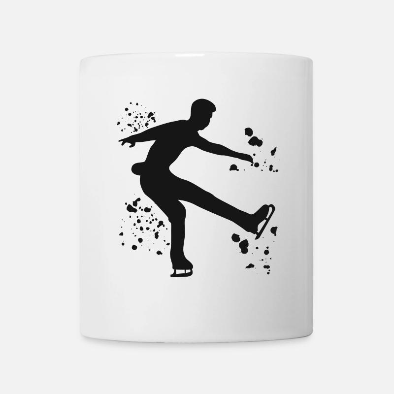 Eiskunstläufer Schlittschuhlaufen Eiskunstlauf - Tasse - Weiß