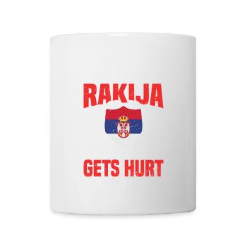 Just give me the rakija and no one will - Mug - white - Front
