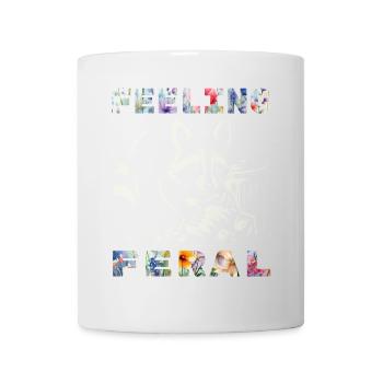 Funny Opossum Wild Girl Party Holiday Summer - Mug - white - Front