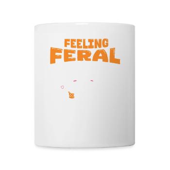 Funny Opossum Wild Girl Party Holiday Summer - Mug - white - Front
