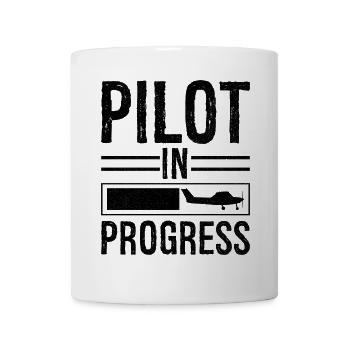 Pilot In progress - Mug - white - Front