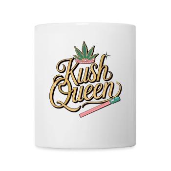 Kush Queen – Perfekt für Cannabis-Liebhaberinnen - Tasse - Weiß - Vorne