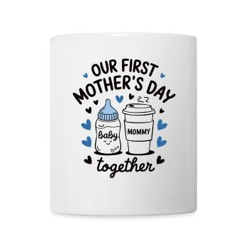 Unser erster Muttertag – Geschenk für Mütter - Tasse - Weiß - Vorne