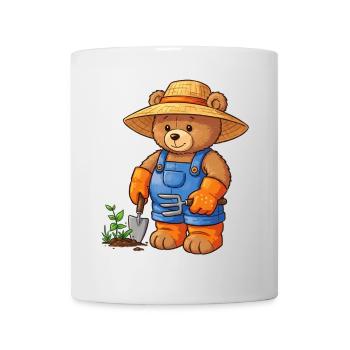 Teddy Bear Gardener - Mug - white - Front