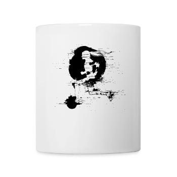 Grafik Läuferin - Tasse - Weiß - Vorne
