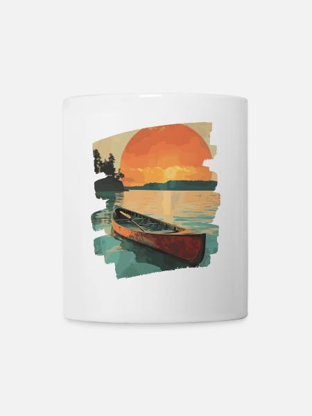 Kajak Kajakfahrer Kajakfahren Outdoor - Tasse - Weiß