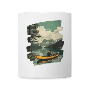Kajak Kajakfahrer Kajakfahren Outdoor - Tasse - Weiß - Vorne